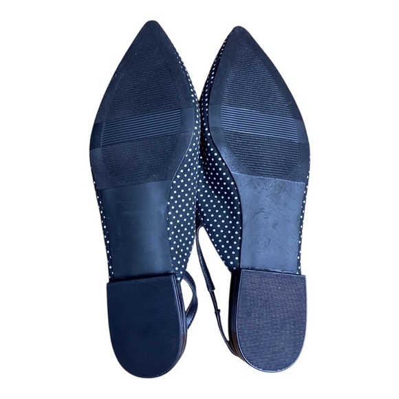 NWT Ann Taylor Black and White Polka Dot Flats - Picture 2 of 5